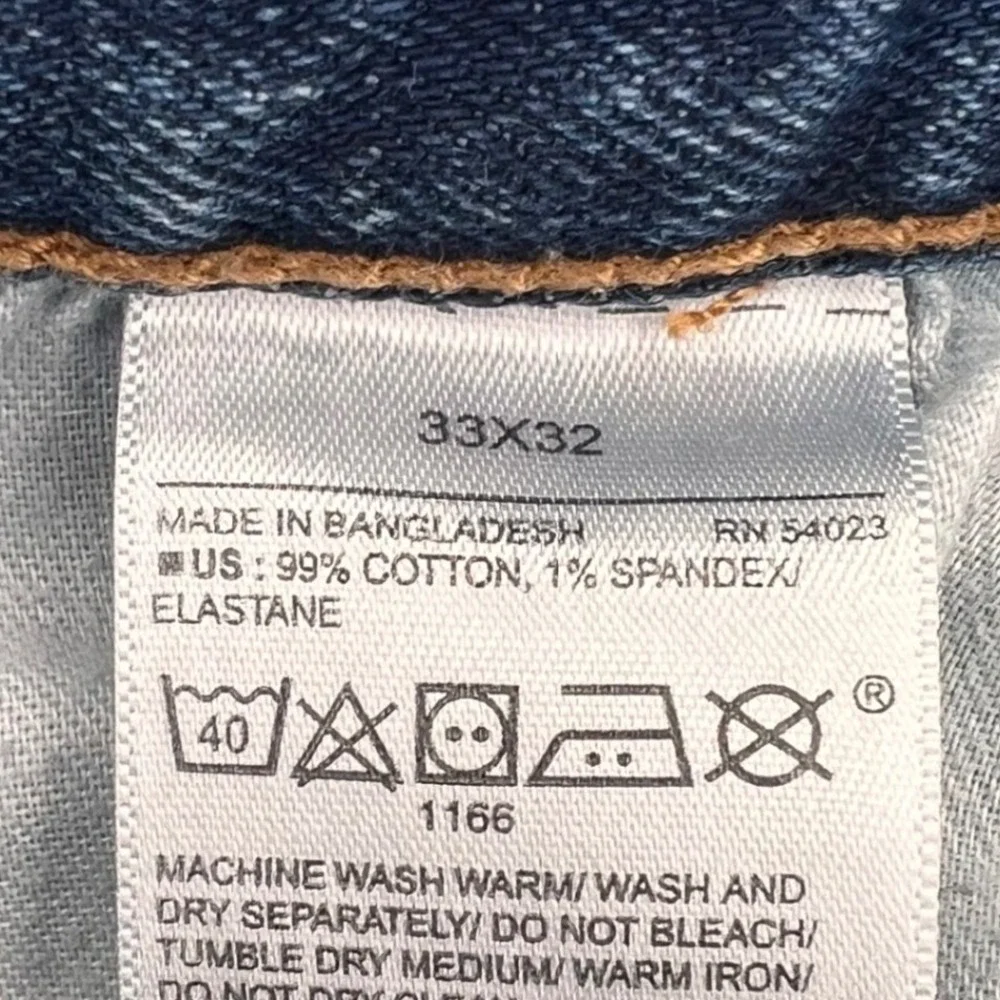 Old Navy Slim Fit Medium Wash 33 Blue Denim Jeans Mens Work  Unisex Casual Pants